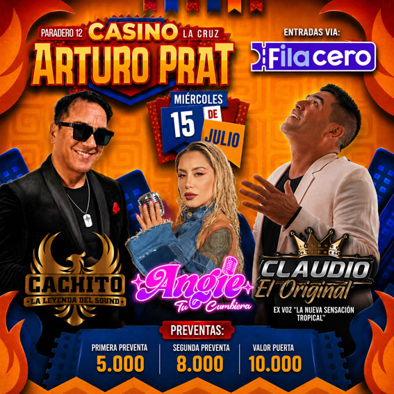 Cachito en Casino Arturo Prat
