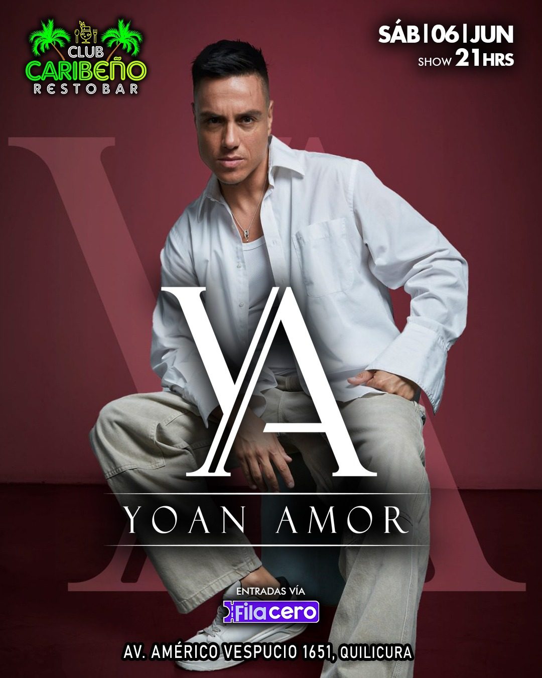 Yoan Amor en Club Caribeño