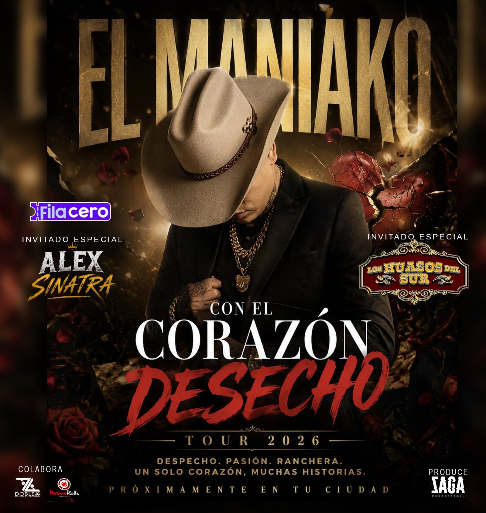 El Maniako - Con el Corazón Desecho Tour