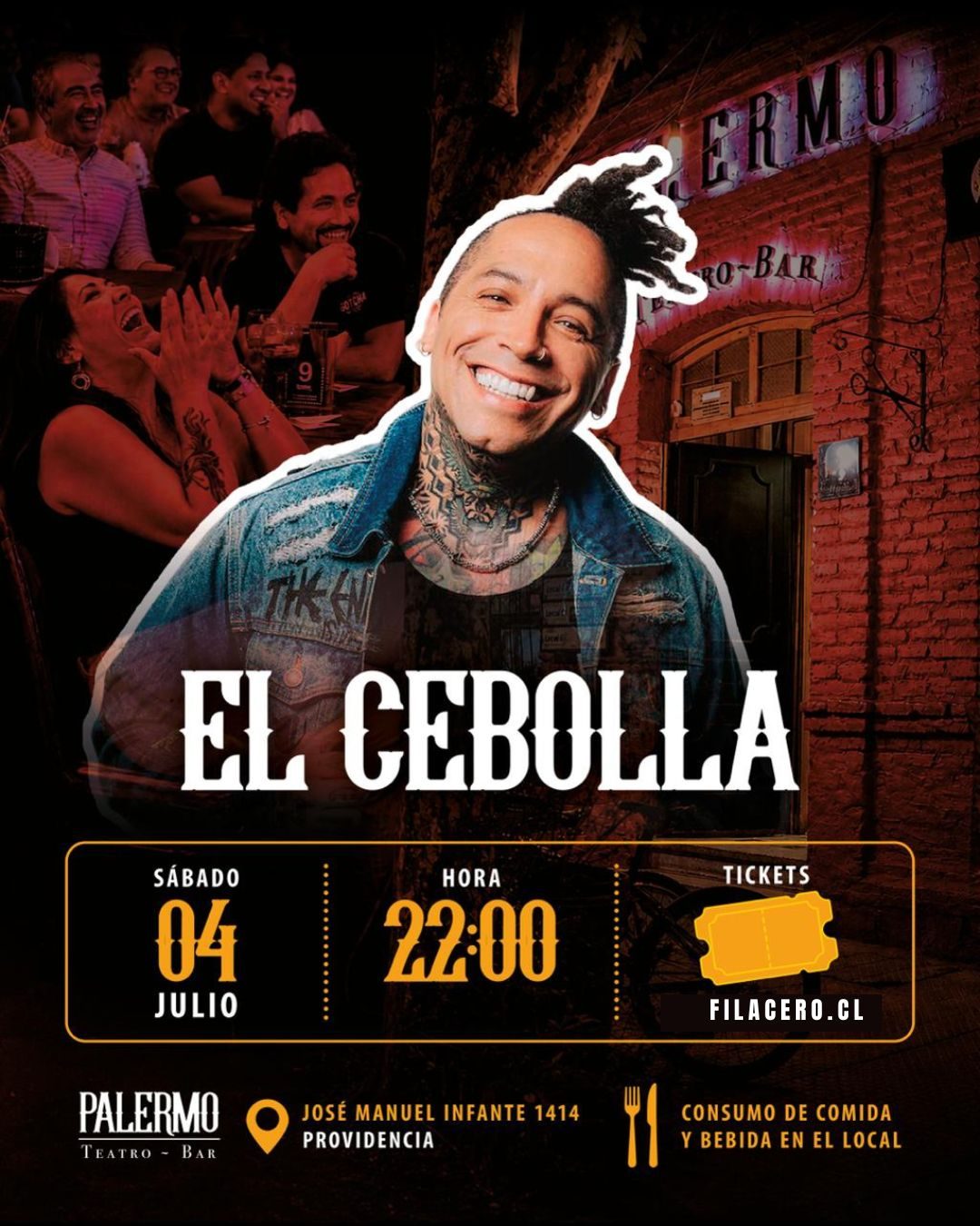 El Cebolla en Palermo Teatro Bar