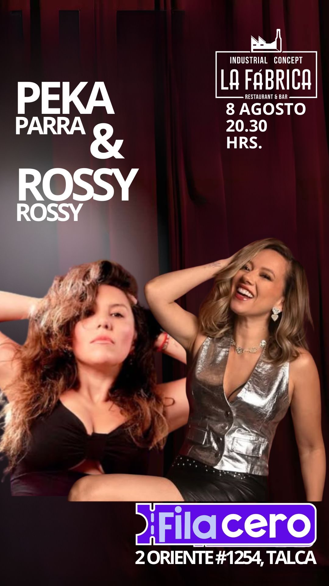 Peka Parra & Rossy Rossy en La Fábrica