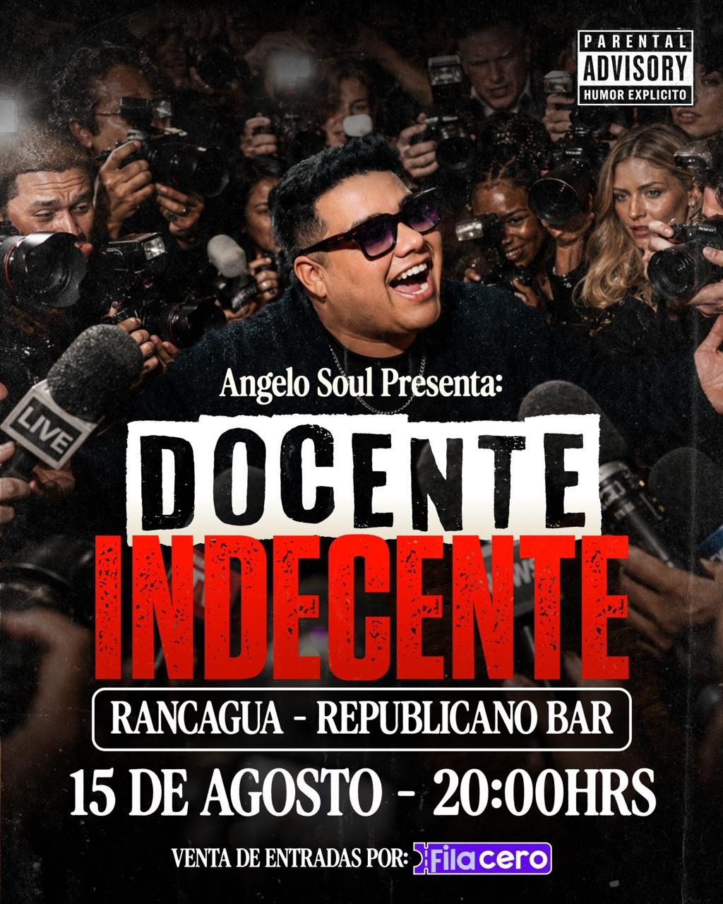 Angelo Soul: Docente Indecente en Rancagua