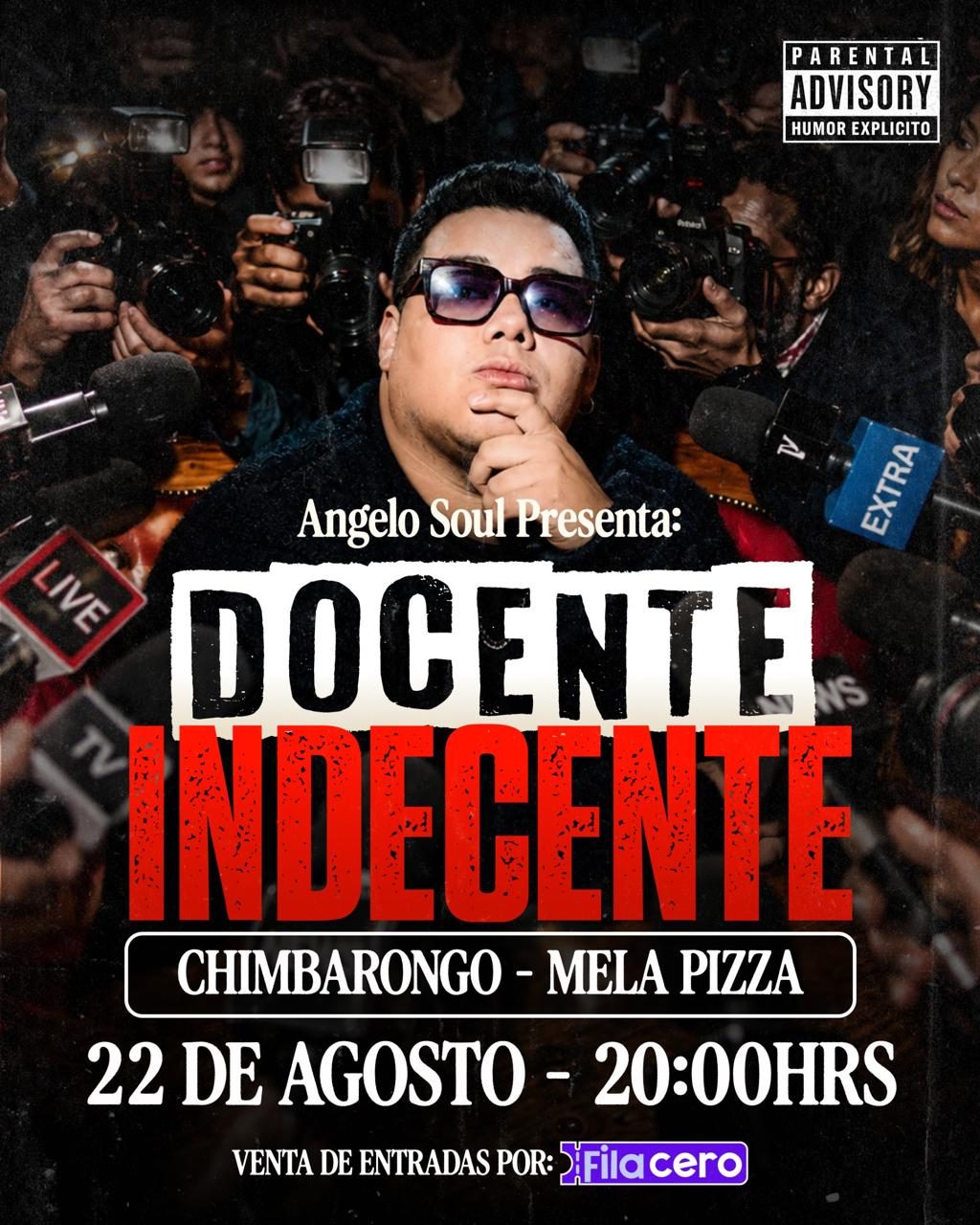 Angelo Soul: Docente Indecente en Mela Pizza