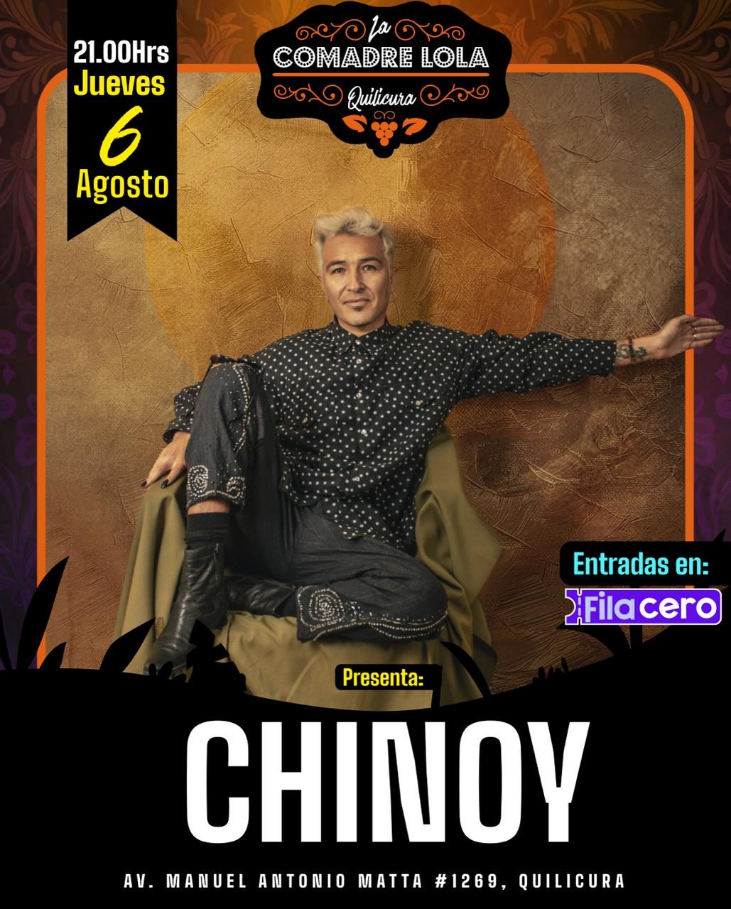 Chinoy en La Comadre Lola