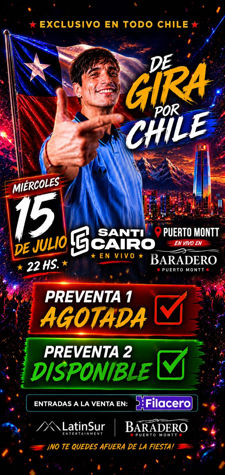 Santi Cairo: De Gira por Chile